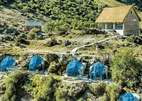 2 dias e 1 noite no Lago Humantay + Noite sob as estrelas no Sky Dome + Salkantay