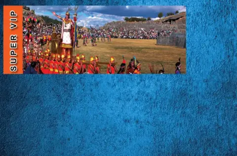 Inti Raymi 2027-ticket. Oranje gedeelte
